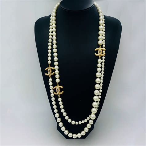 vintage chanel jewelry authentic|refurbished chanel necklace.